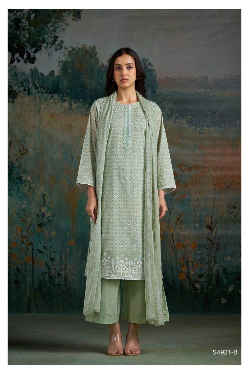 CAKORI 4921 By GANGA 4921 A TO 4921 D Beautiful Festive Suits Stylish Colorful Fancy Casual Wear & Ethnic Wear PREMIUM COTTON Dresses At Wholesale Price